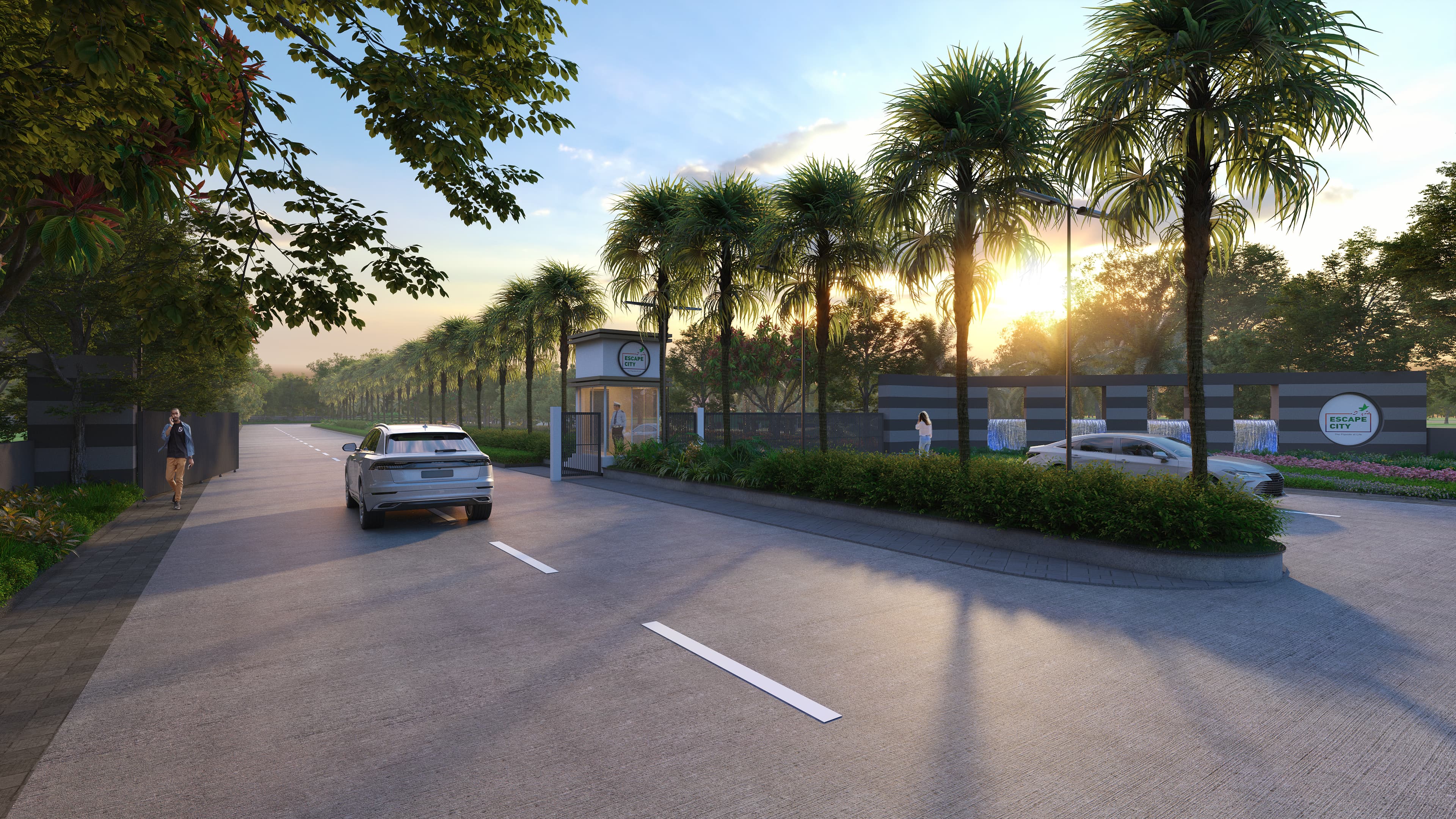 INTERNAL CONCRETE ROADS